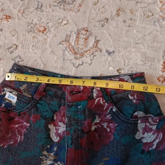 La Cetch vintage floral jeans 9 - Picture 8 of 9